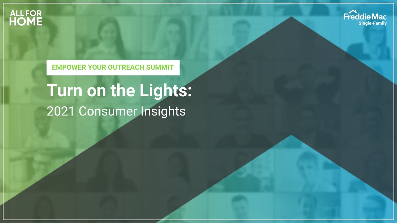 Graphic image with the title saying,Turn on the Lights, 2021 Consumer Highlights