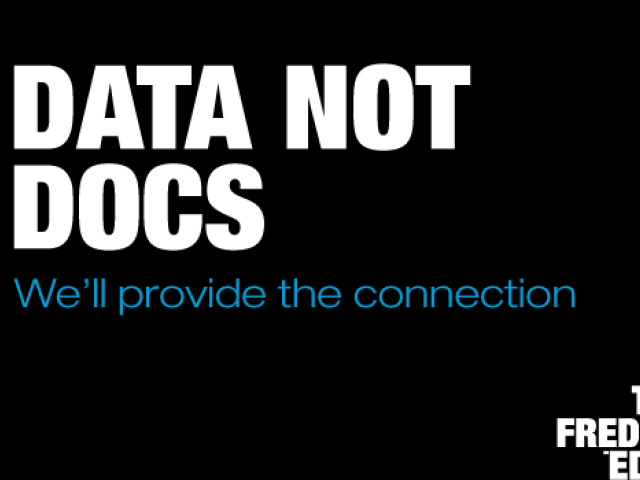 Data, Not Docs, we'll provide the connect