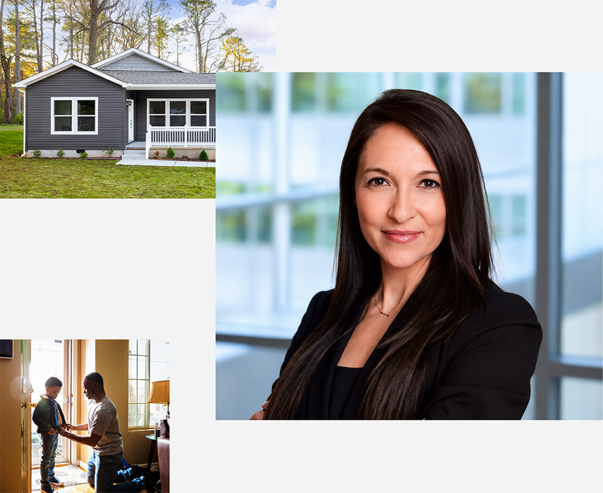 picture of house, family and nena